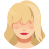 Hair color: blonde